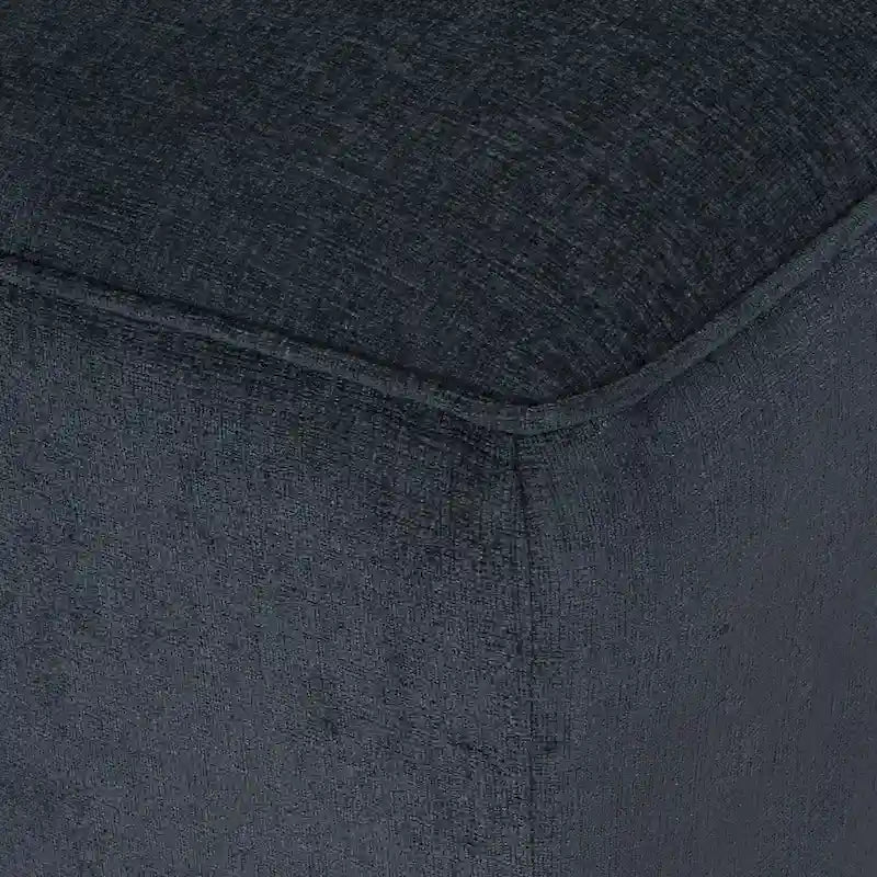 Charcoal 66 Upholstered Loveseat Chaise Lounge Chair with Birch Legs