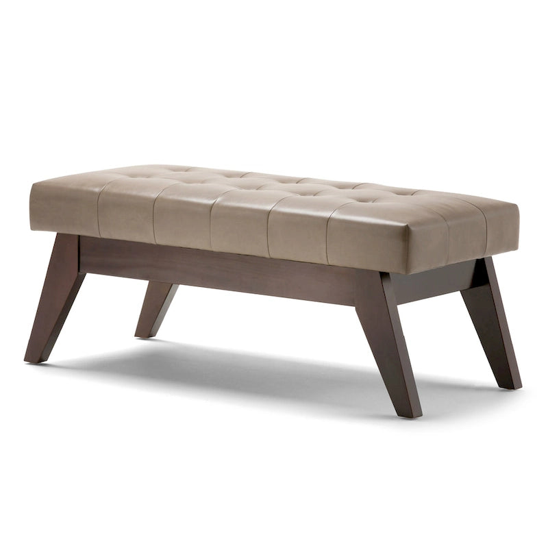 40-Inch Mid-Century Modern Tufted Rectangle Ottoman Bench
