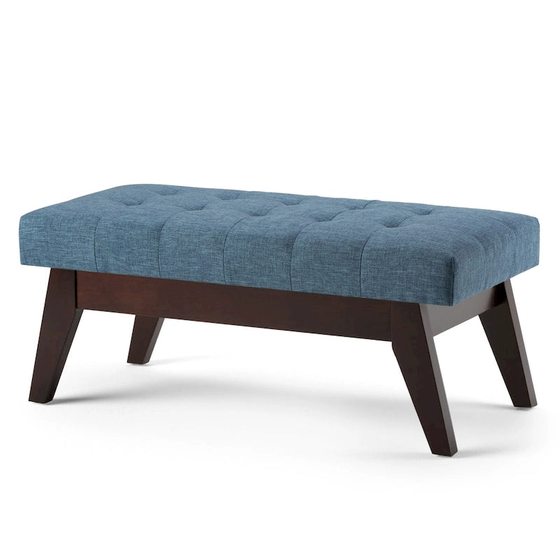 40-Inch Mid-Century Modern Tufted Rectangle Ottoman Bench