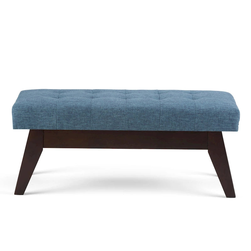 40-Inch Mid-Century Modern Tufted Rectangle Ottoman Bench