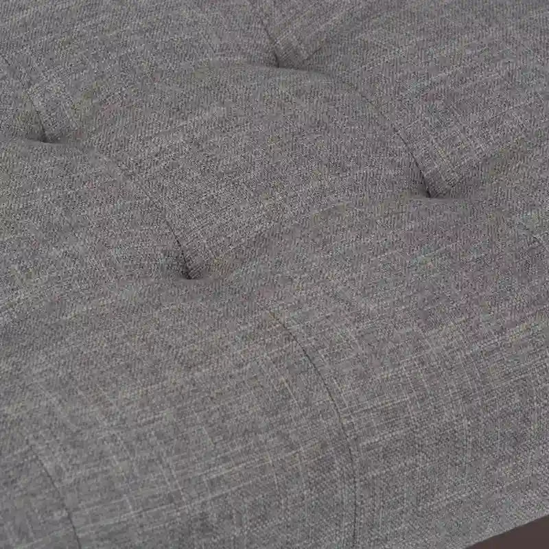 40-Inch Mid-Century Modern Tufted Rectangle Ottoman Bench