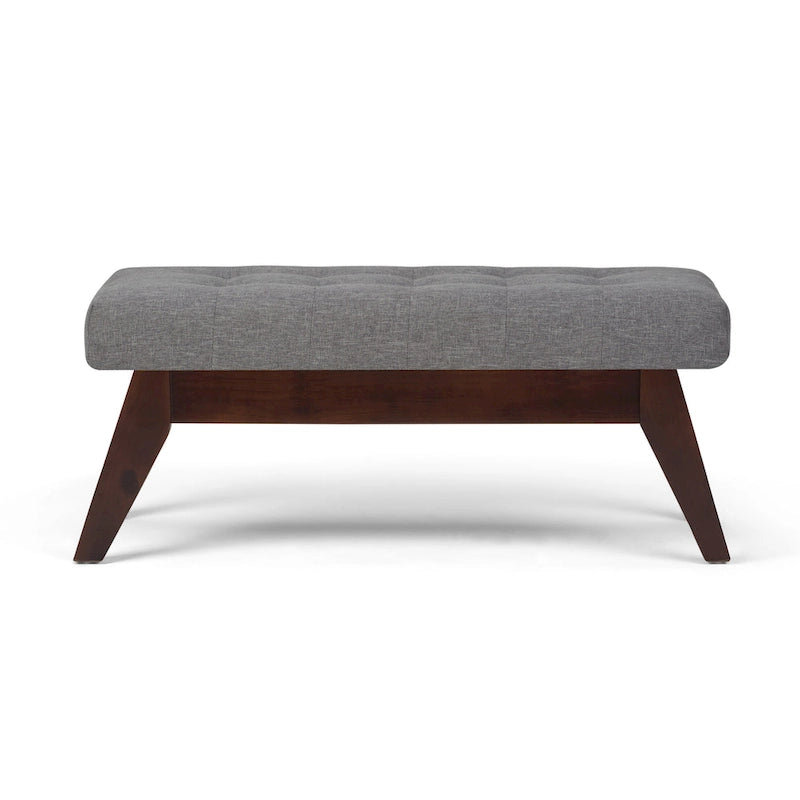 40-Inch Mid-Century Modern Tufted Rectangle Ottoman Bench