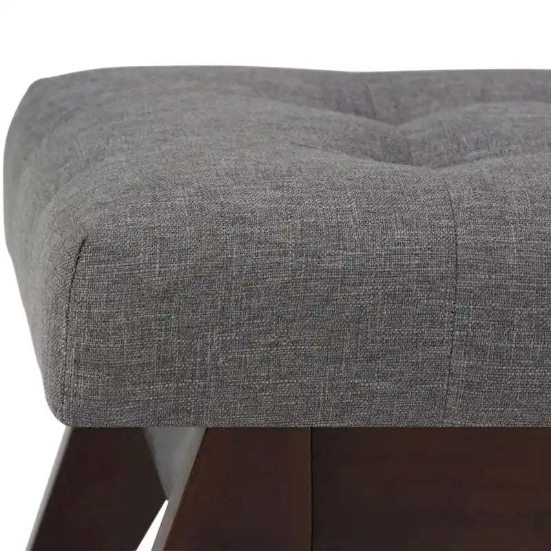 40-Inch Mid-Century Modern Tufted Rectangle Ottoman Bench