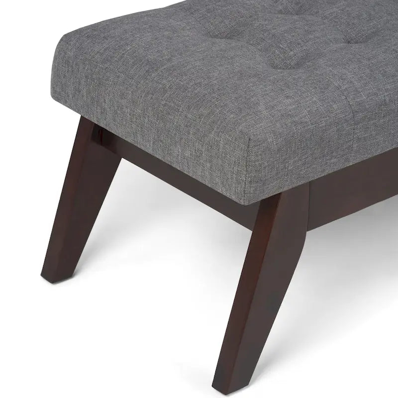 40-Inch Mid-Century Modern Tufted Rectangle Ottoman Bench