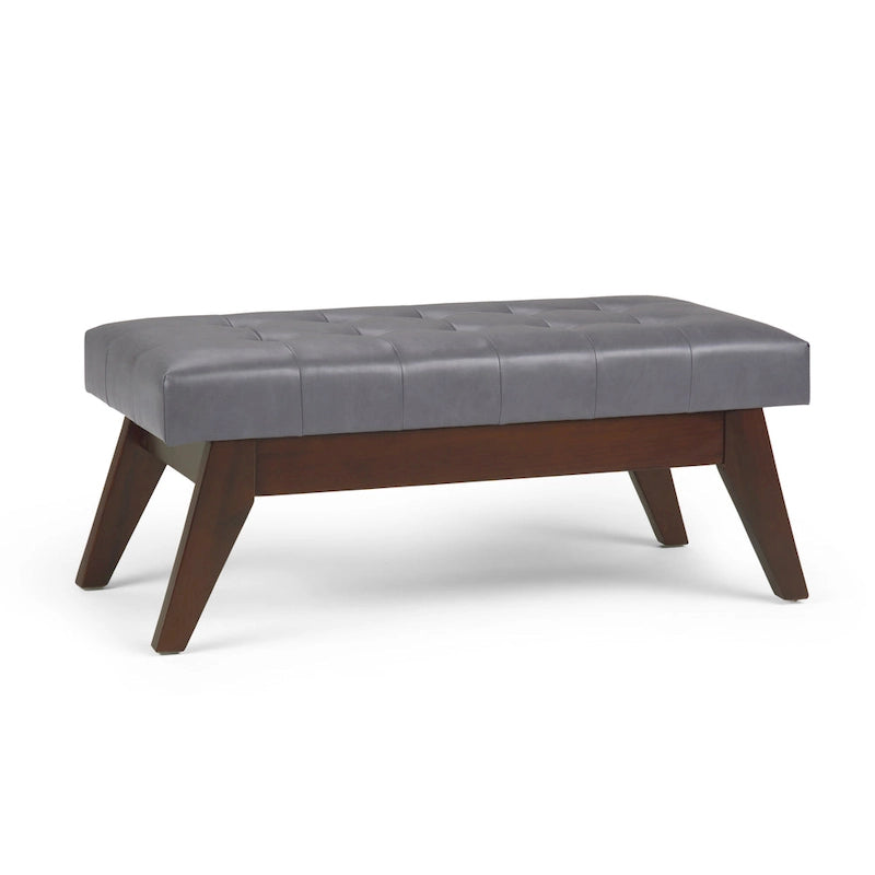 40-Inch Mid-Century Modern Tufted Rectangle Ottoman Bench