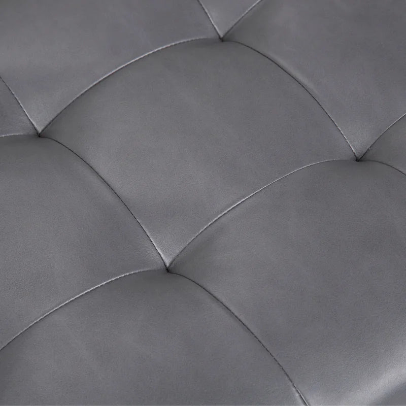 40-Inch Mid-Century Modern Tufted Rectangle Ottoman Bench