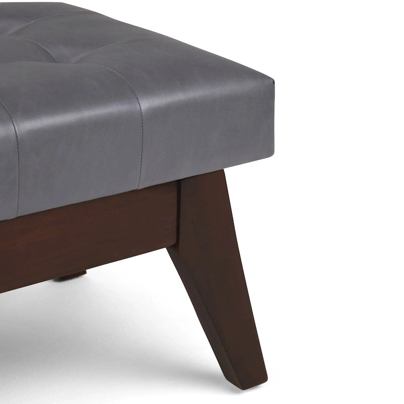 40-Inch Mid-Century Modern Tufted Rectangle Ottoman Bench