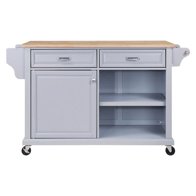 Kitchen Island Cart/Utility Storage Trolley with Storage Drawers