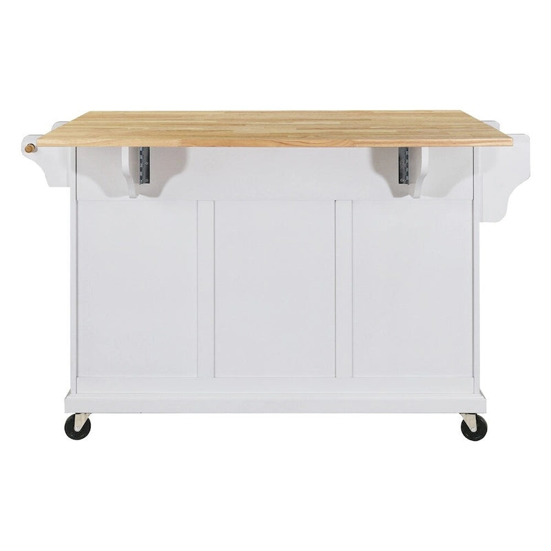 Kitchen Island Cart/Utility Storage Trolley with Storage Drawers