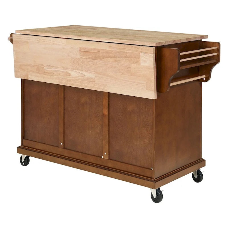 Kitchen Island Cart/Utility Storage Trolley with Storage Drawers