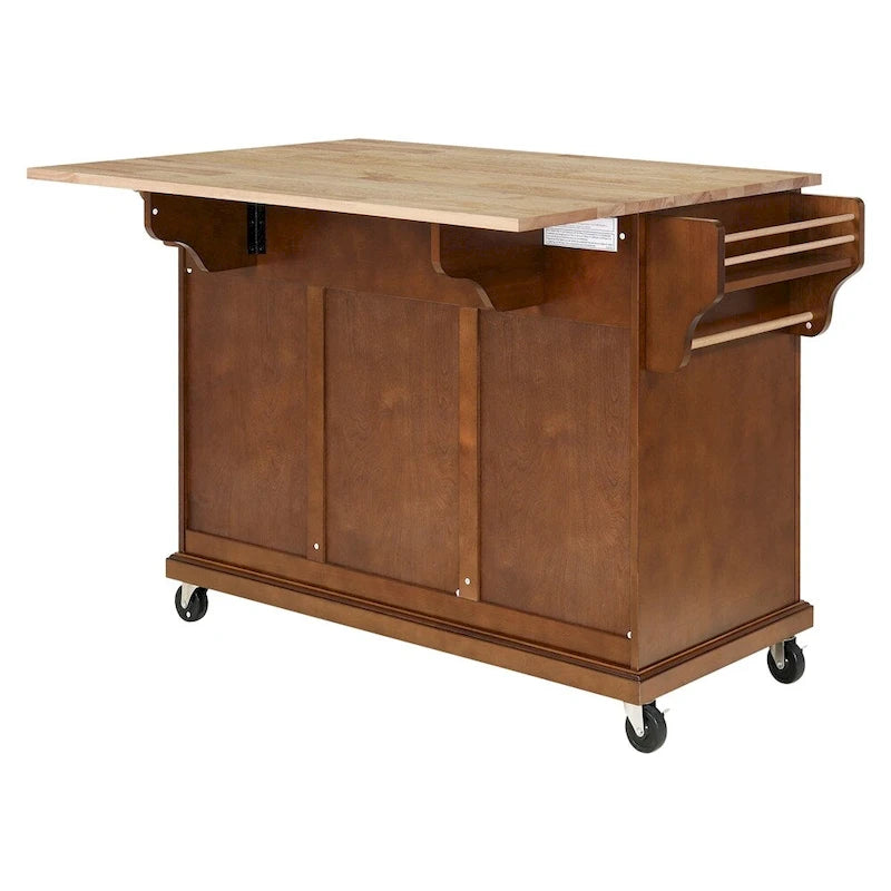 Kitchen Island Cart/Utility Storage Trolley with Storage Drawers