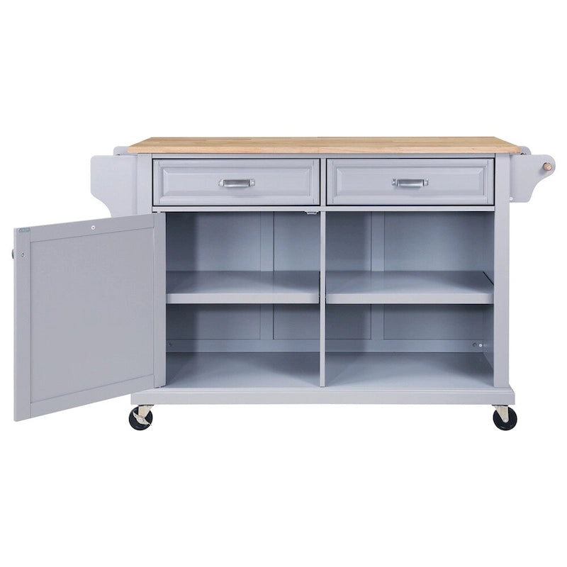 Kitchen Island Cart/Utility Storage Trolley with Storage Drawers