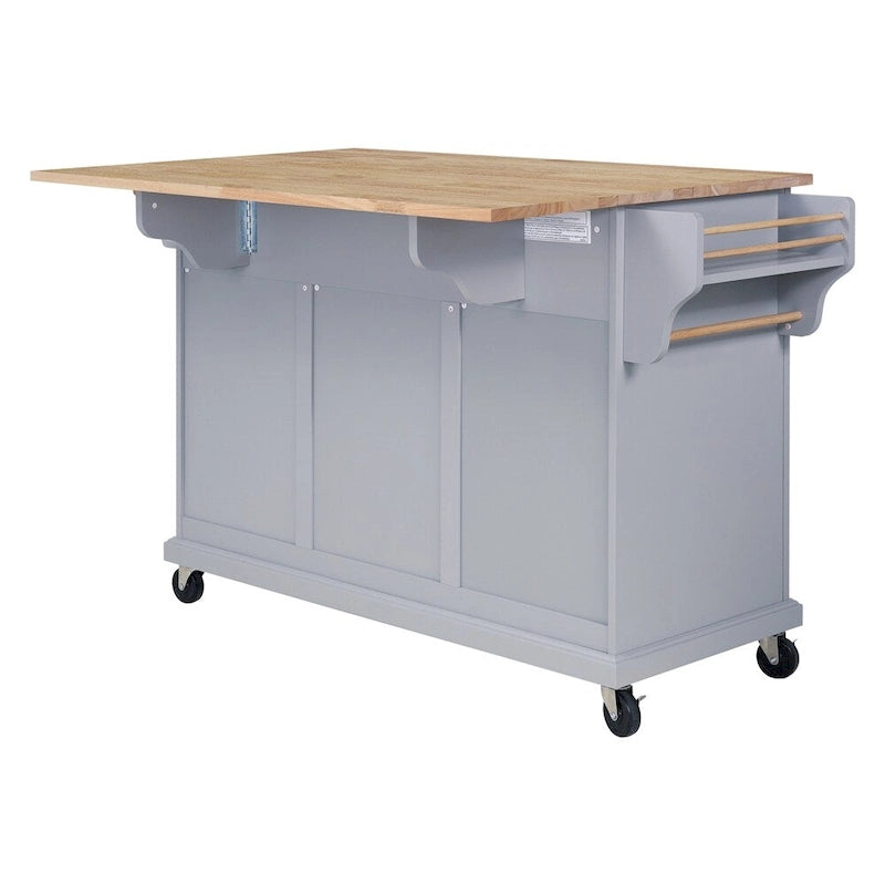 Kitchen Island Cart/Utility Storage Trolley with Storage Drawers