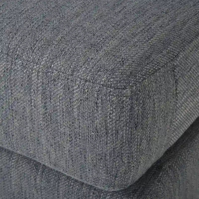 Contemporary Fabric 4-Seat Sofa with Accent Pillows