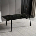 70.8-Inch Rectangle Dining Table with Stone Top
