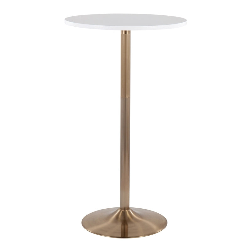 Adjustable Height Round Table - Dining, Counter, or Bar Height