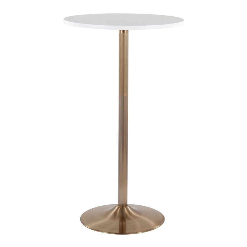 Adjustable Height Round Table - Dining, Counter, or Bar Height