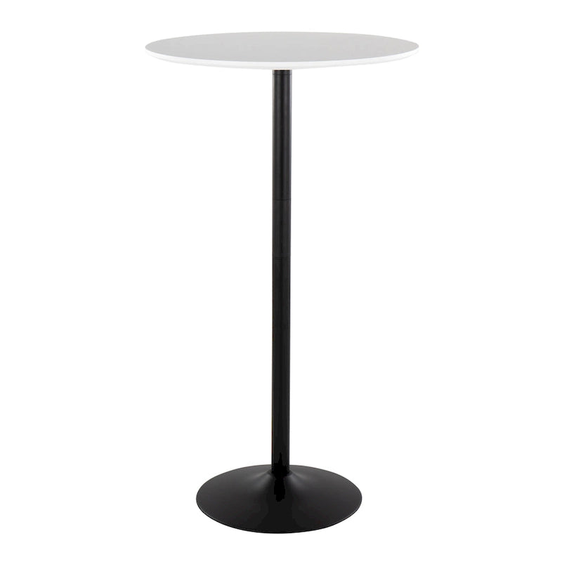 Adjustable Height Round Table - Dining, Counter, or Bar Height