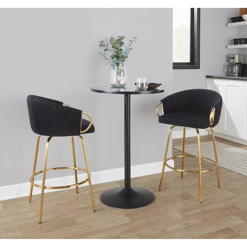 Adjustable Height Round Table - Dining, Counter, or Bar Height