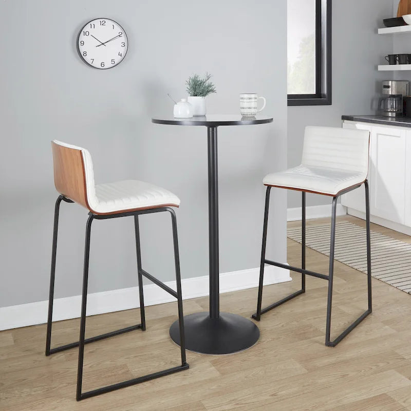 Adjustable Height Round Table - Dining, Counter, or Bar Height