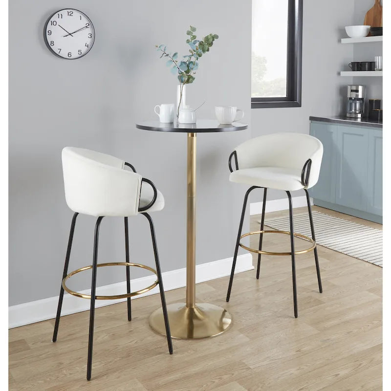 Adjustable Height Round Table - Dining, Counter, or Bar Height