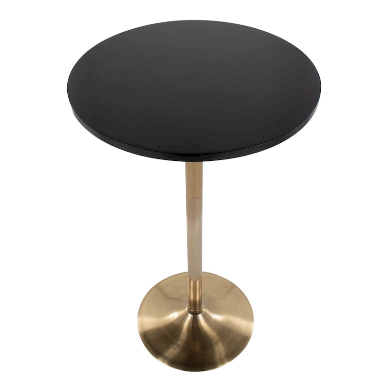Adjustable Height Round Table - Dining, Counter, or Bar Height