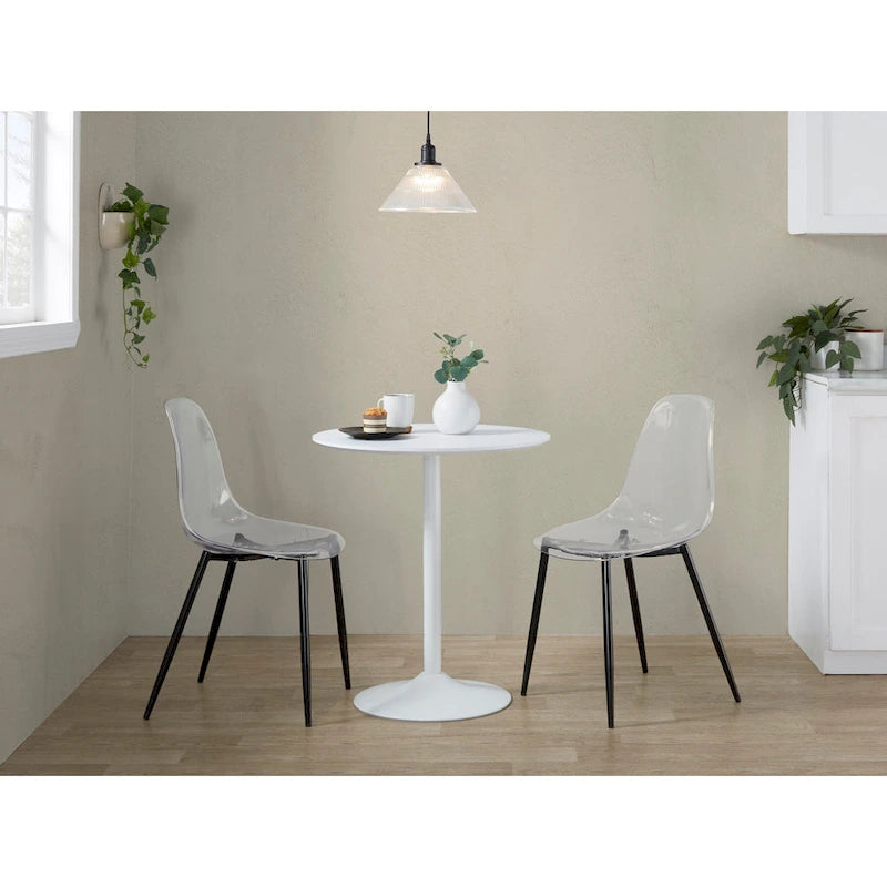 Adjustable Height Round Table - Dining, Counter, or Bar Height