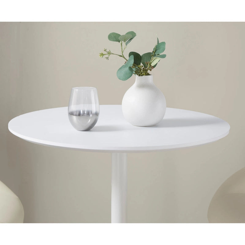 Adjustable Height Round Table - Dining, Counter, or Bar Height