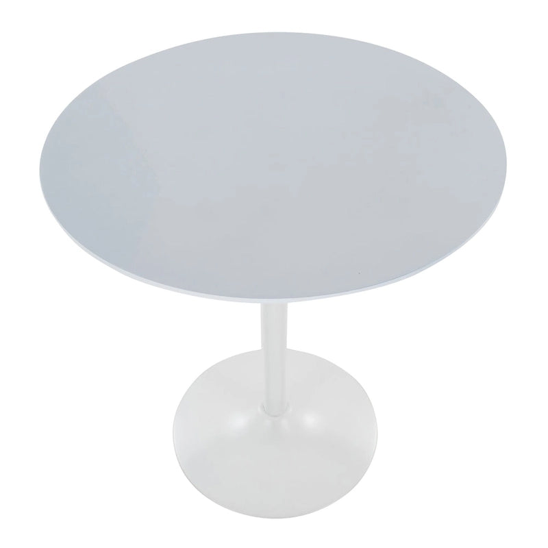 Adjustable Height Round Table - Dining, Counter, or Bar Height