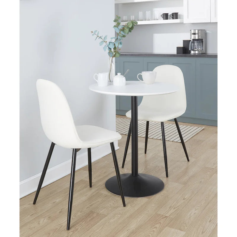 Adjustable Height Round Table - Dining, Counter, or Bar Height