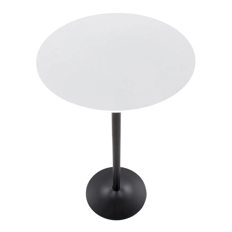 Adjustable Height Round Table - Dining, Counter, or Bar Height