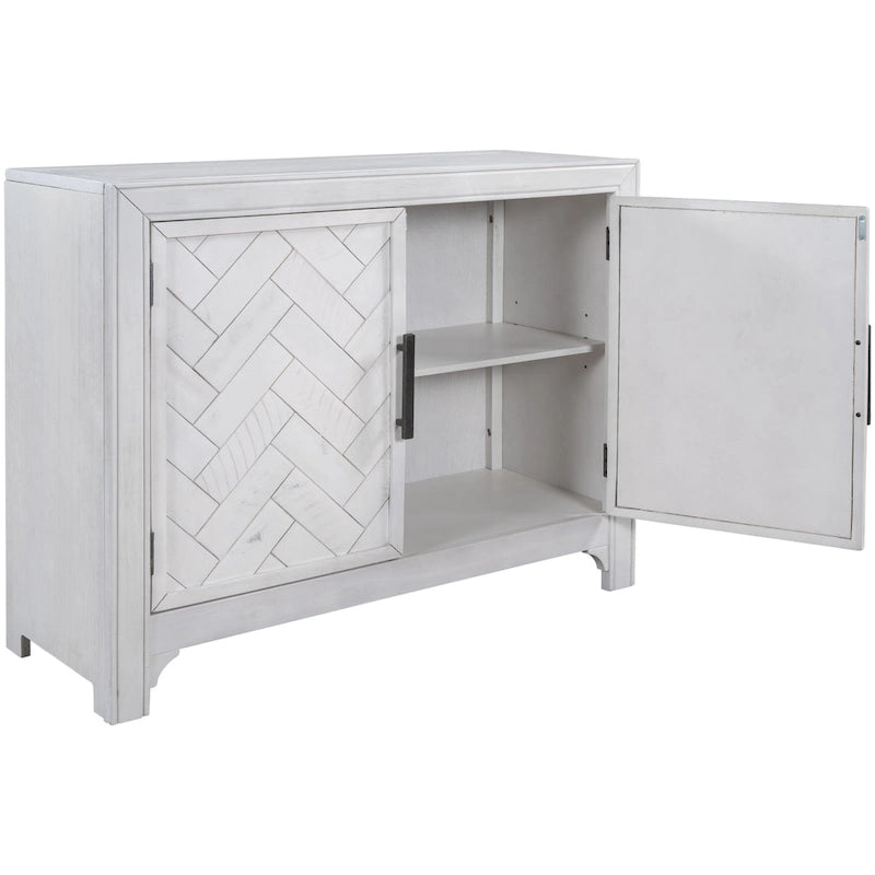 40-Inch Modern Console Table with 2 Open Shelves