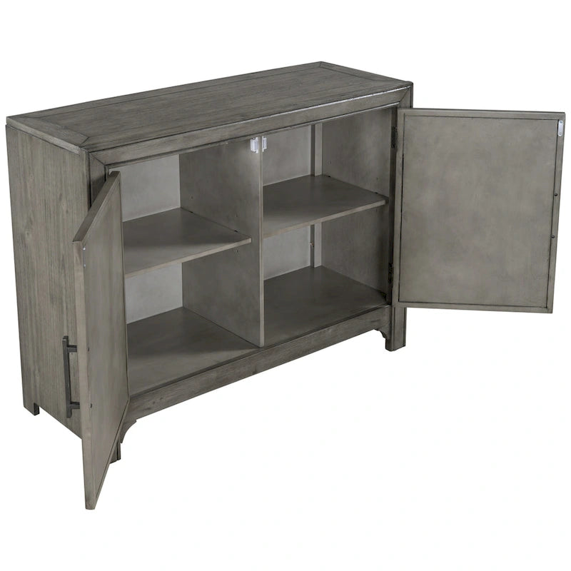40-Inch Modern Console Table with 2 Open Shelves