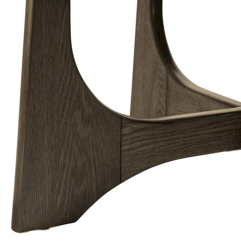 36-Inch Round Wooden Coffee Table