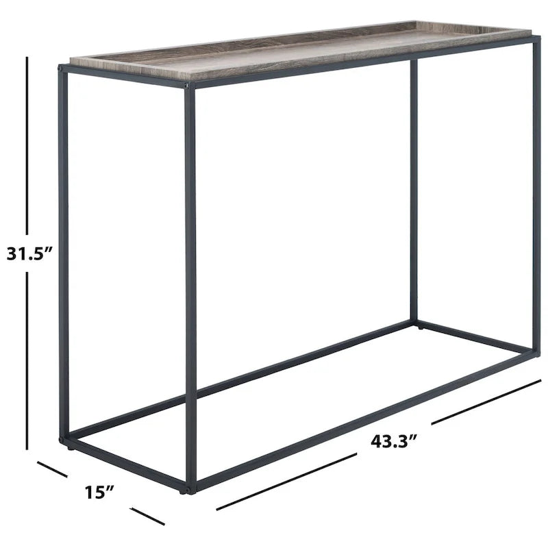 Modern Minimalist Console Table - 43W x 15D x 31.5H