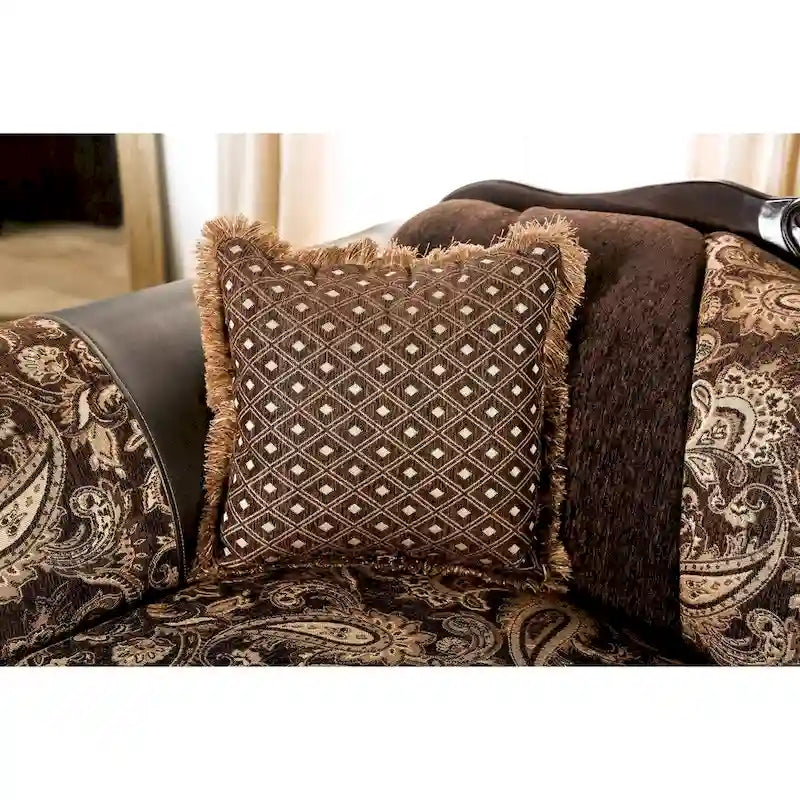 Dayaram Traditional Brown Sofa