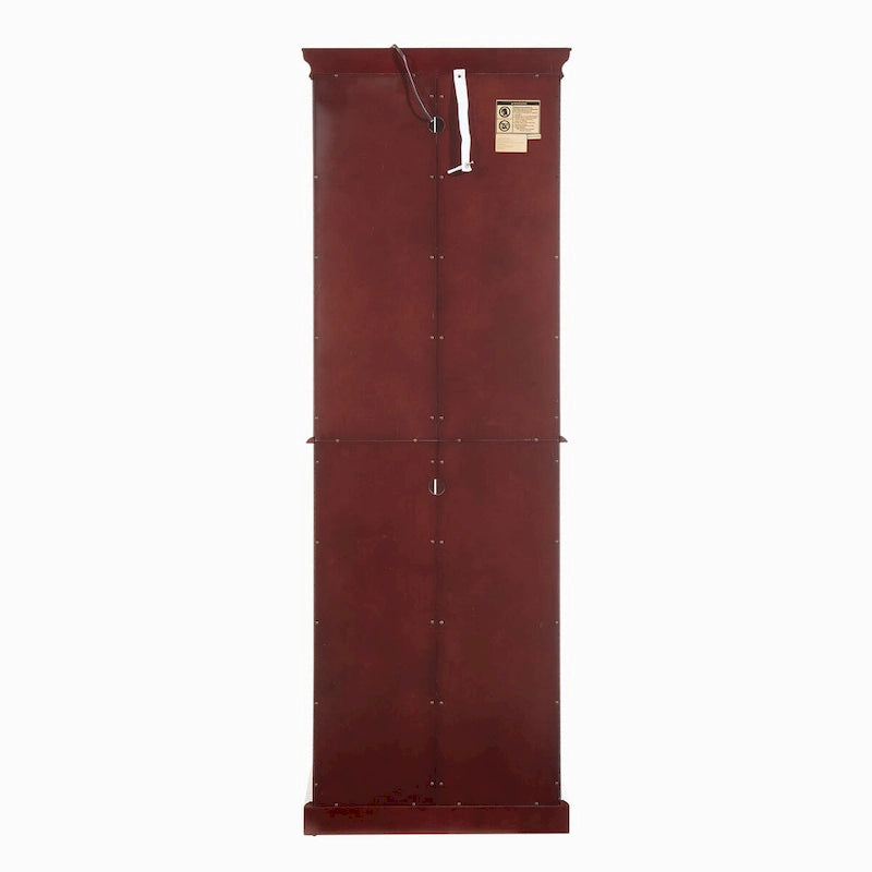Curio Cabinet Lighted Curio Diapaly Cabinet with Adjustable Shelves, Tempered Glass Doors(E26 light bulb not included)