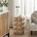 Retro Embossed Pattern Coffee Table - 23.62H