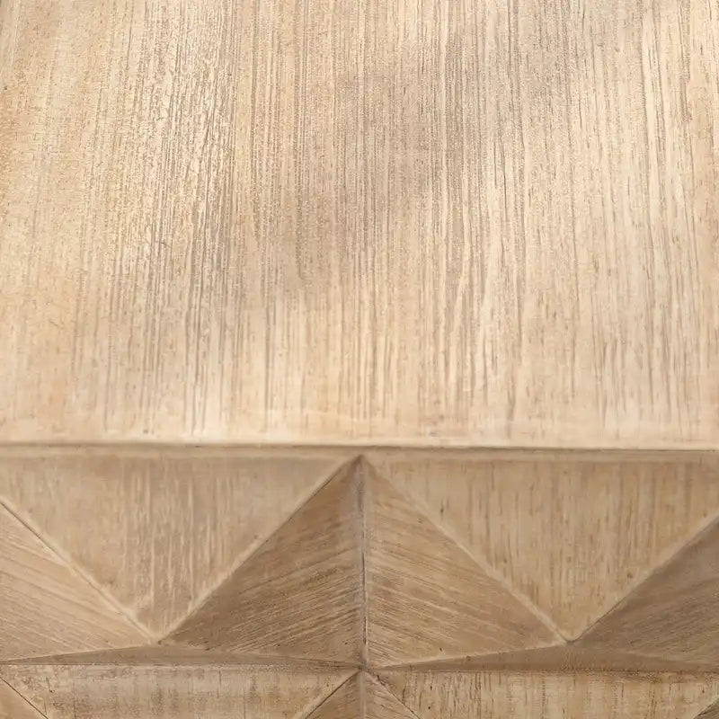 Retro Embossed Pattern Coffee Table - 23.62H
