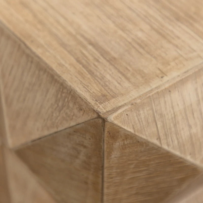Retro Embossed Pattern Coffee Table - 23.62H