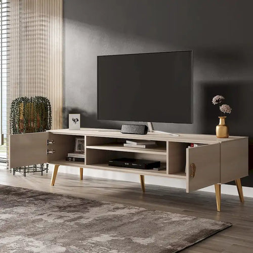 Meuble TV mi-siècle moderne de 70,9 pouces