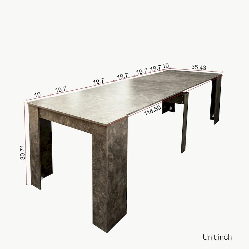 Multifunctional Extendable Console Table