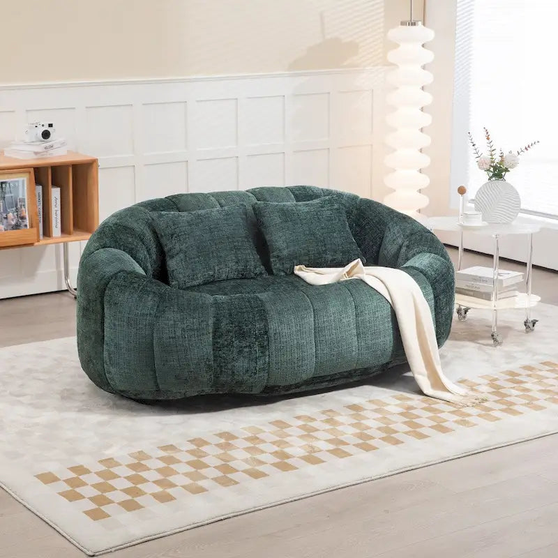 High Back Bean Bag Lounge Chair for Adults and Kids - Indoor & Outdoor