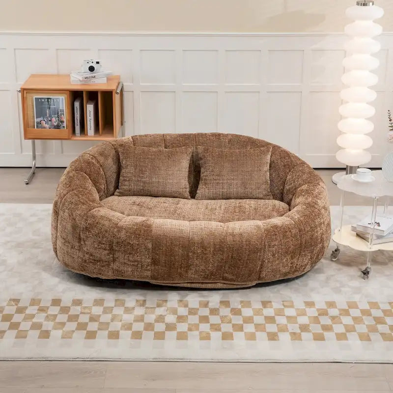 High Back Bean Bag Lounge Chair for Adults and Kids - Indoor & Outdoor