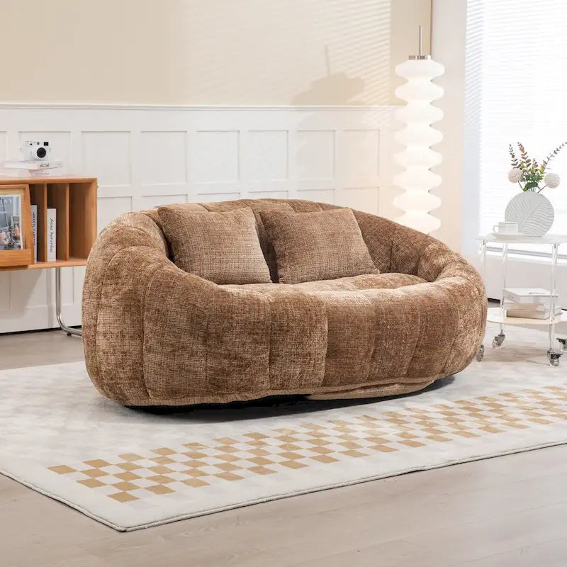 High Back Bean Bag Lounge Chair for Adults and Kids - Indoor & Outdoor