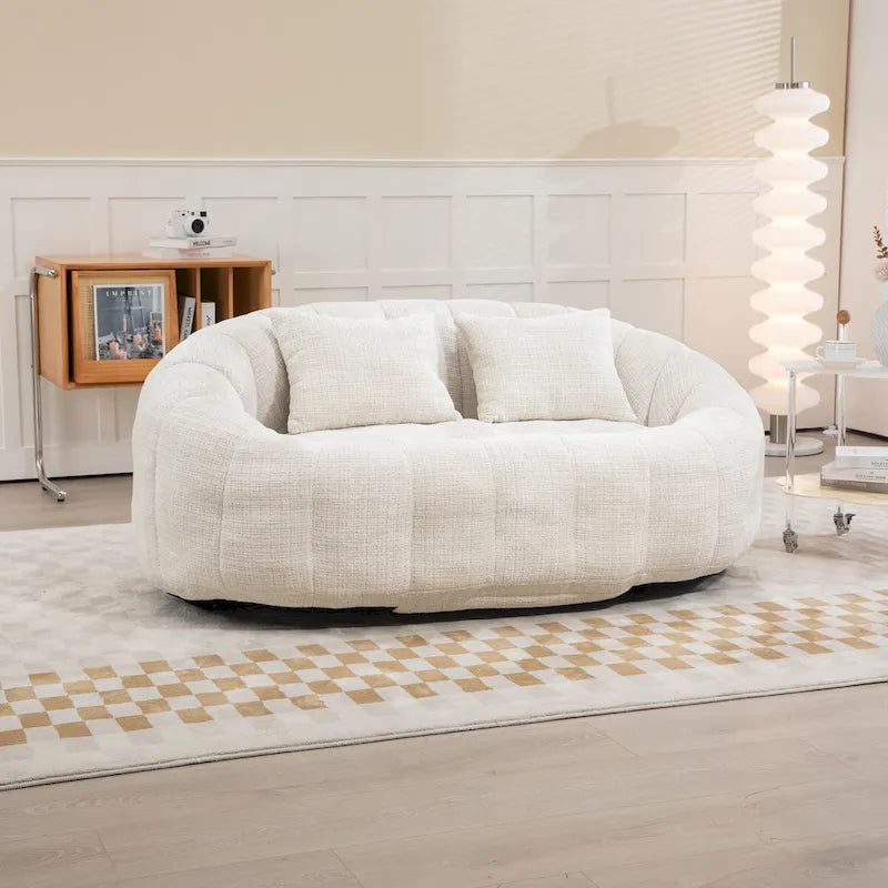 High Back Bean Bag Lounge Chair for Adults and Kids - Indoor & Outdoor