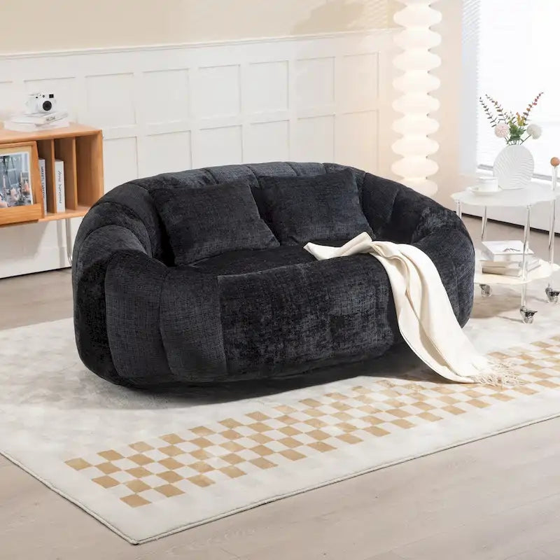 High Back Bean Bag Lounge Chair for Adults and Kids - Indoor & Outdoor