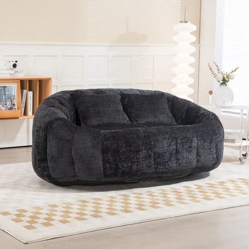 High Back Bean Bag Lounge Chair for Adults and Kids - Indoor & Outdoor