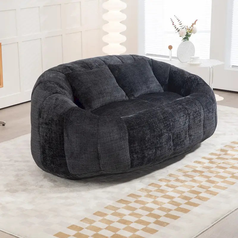 High Back Bean Bag Lounge Chair for Adults and Kids - Indoor & Outdoor