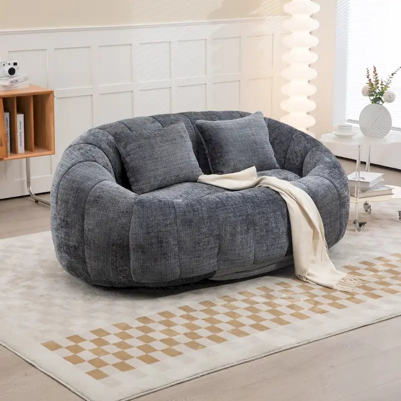 High Back Bean Bag Lounge Chair for Adults and Kids - Indoor & Outdoor